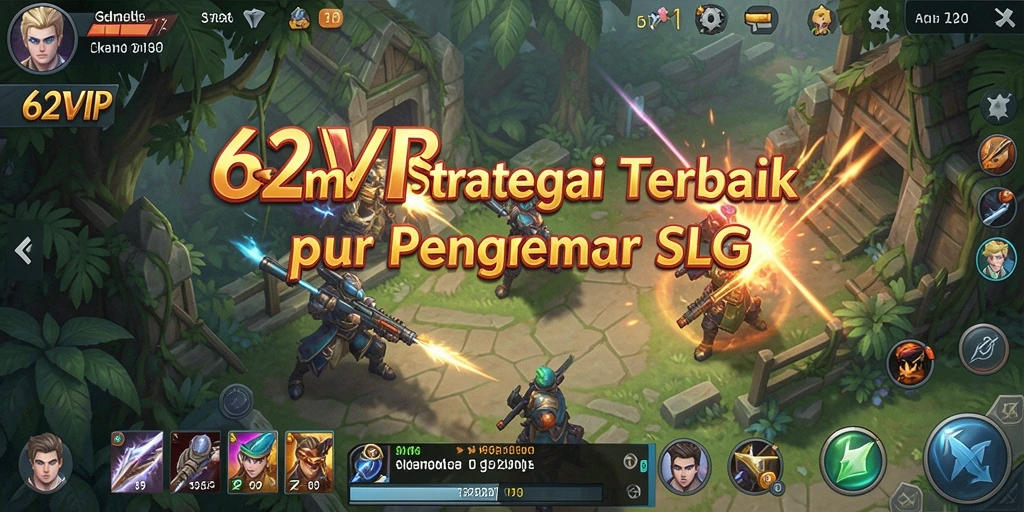 Tangkapan layar gameplay <strong>62VIP</strong> menunjukkan pertempuran strategis yang mendebarkan.