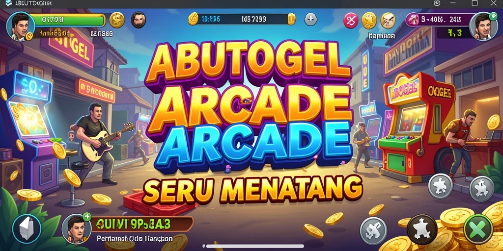 Screenshot gameplay ABUTOGEL menunjukkan keseruan aksi arcade.