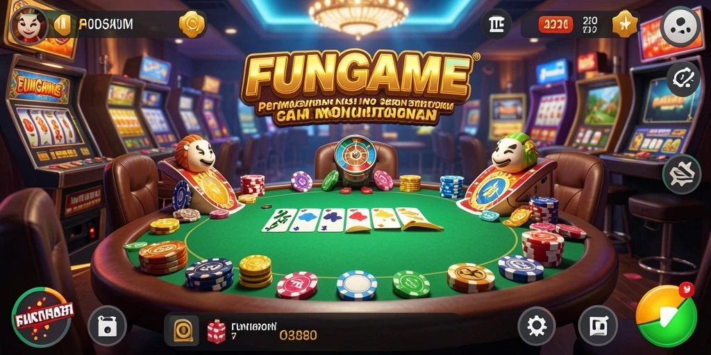Tampilan menarik gameplay Kasino FUNGAME yang seru.
