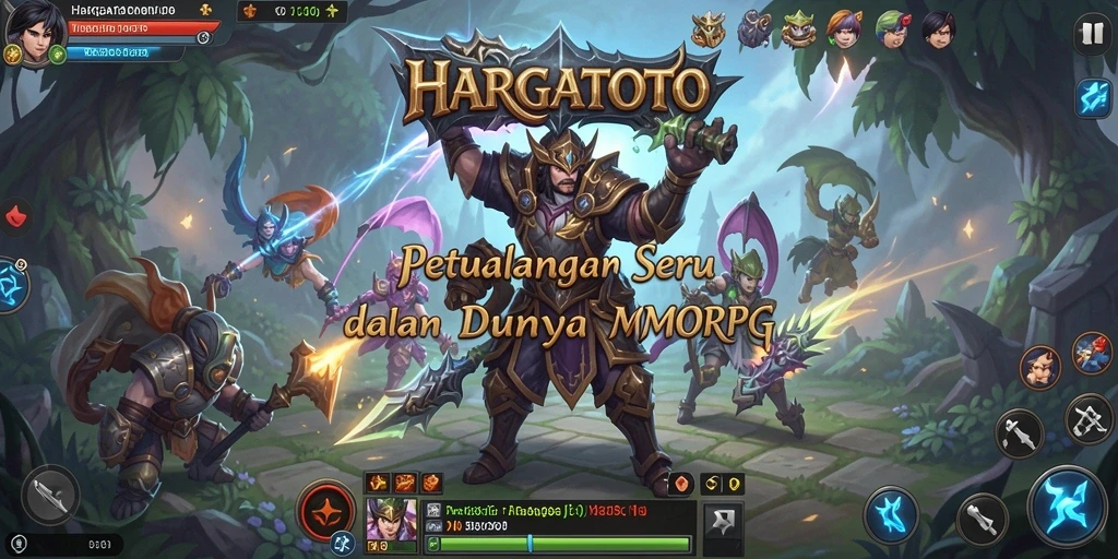 Gameplay seru HARGATOTO dalam aksi pertarungan MMORPG.