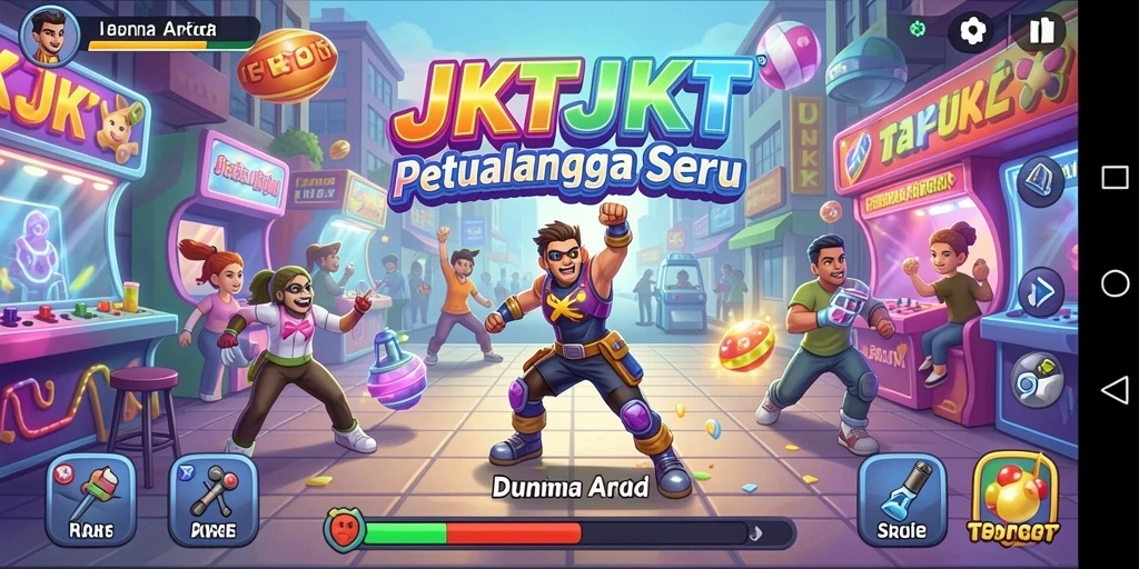 Gameplay seru dan menantang dari JKTJKT yang memacu adrenalin.