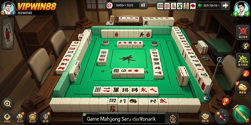 Tangkapan layar gameplay <strong>VIPWIN88</strong> yang menunjukkan momen seru bermain Mahjong.